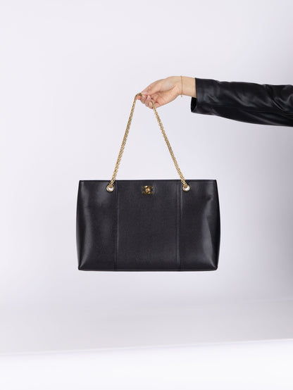 Chanel Caviar Re-Issue Chain Tote