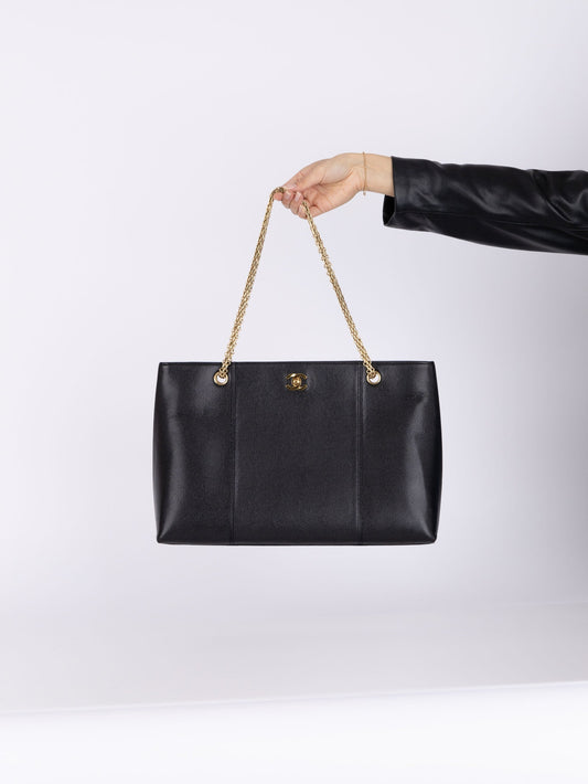 Chanel Caviar Re-Issue Chain Tote
