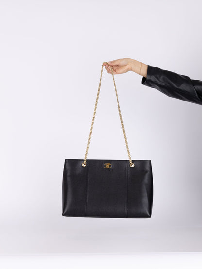 Chanel Caviar Re-Issue Chain Tote