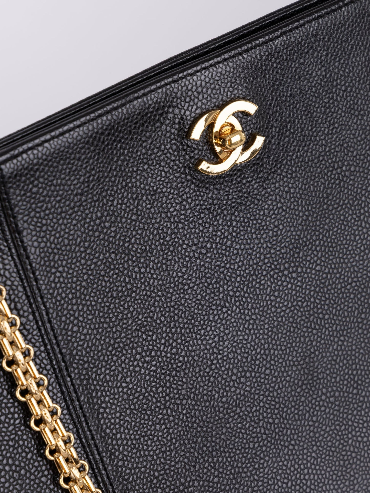 Chanel Caviar Re-Issue Chain Tote