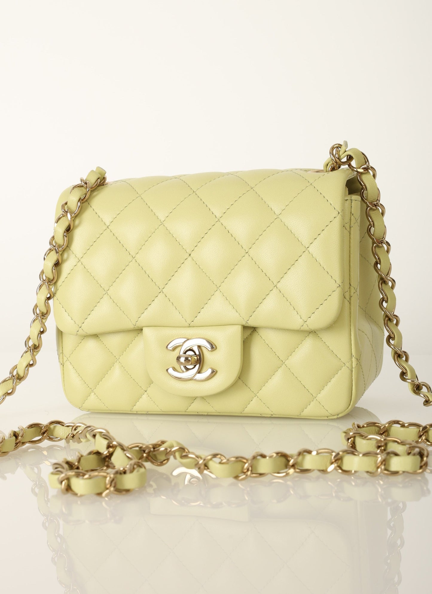 Chanel 23C Lambskin Mini Square Flap