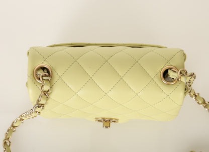 Chanel 23C Lambskin Mini Square Flap