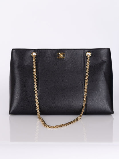 Chanel Caviar Re-Issue Chain Tote