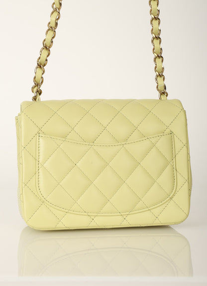 Chanel 23C Lambskin Mini Square Flap