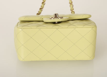 Chanel 23C Lambskin Mini Square Flap