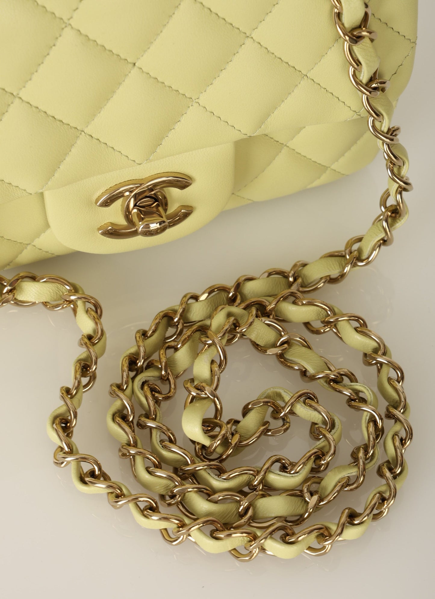 Chanel 23C Lambskin Mini Square Flap