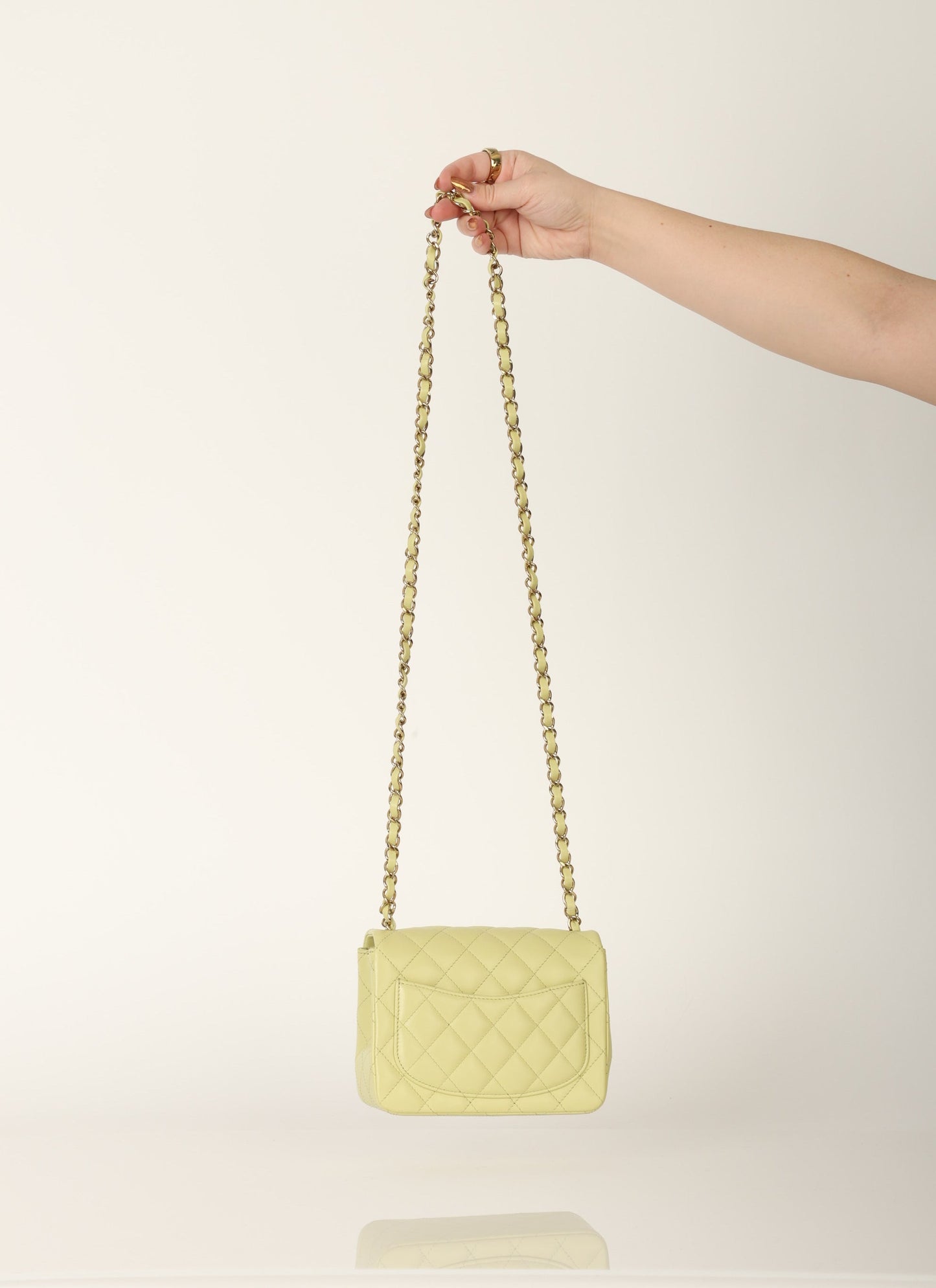 Chanel 23C Lambskin Mini Square Flap