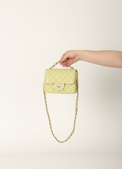 Chanel 23C Lambskin Mini Square Flap
