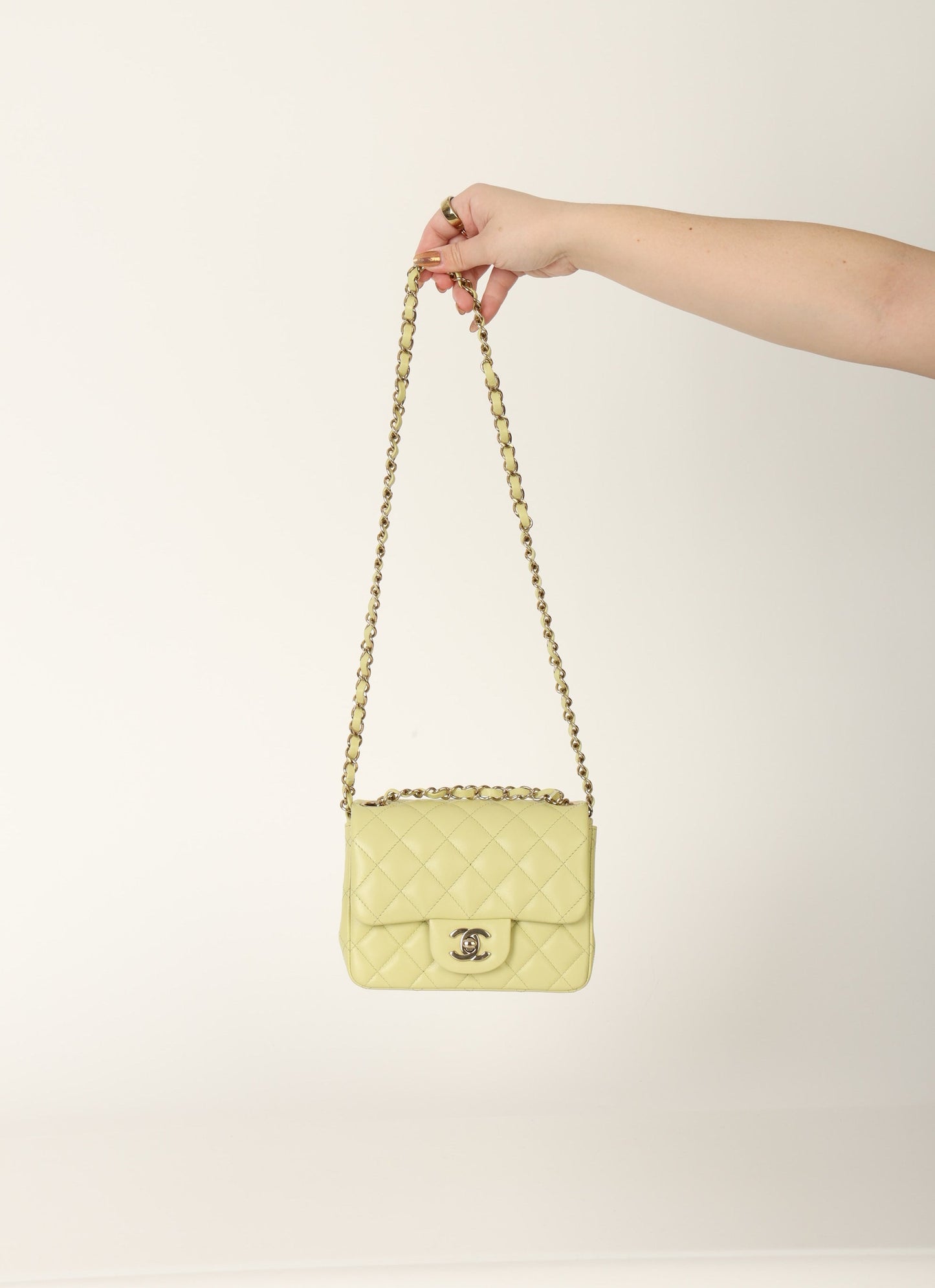 Chanel 23C Lambskin Mini Square Flap