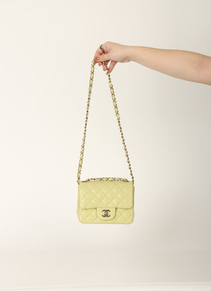 Chanel 23C Lambskin Mini Square Flap