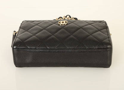 Chanel 2002 Caviar Chain Shoulder Bag