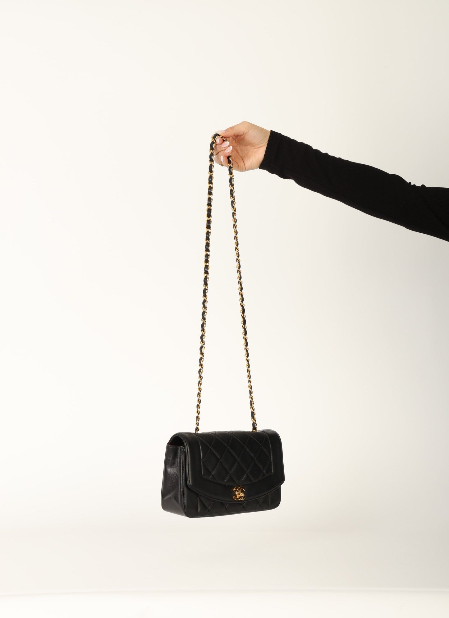 Chanel 1991 Lambskin Diana Flap Bag