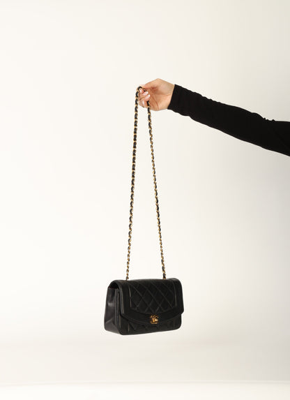 Chanel 1991 Lambskin Diana Flap Bag