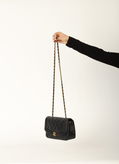 Chanel 1991 Lambskin Diana Flap Bag