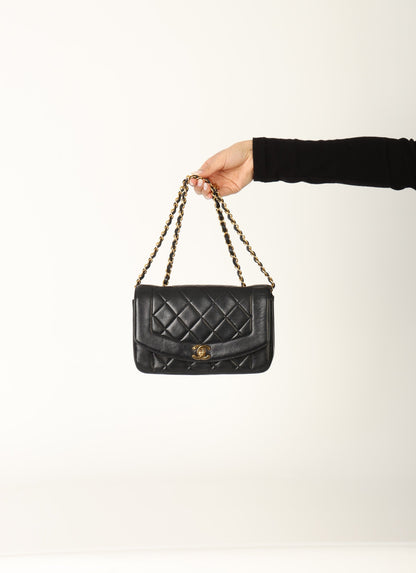 Chanel 1991 Lambskin Diana Flap Bag