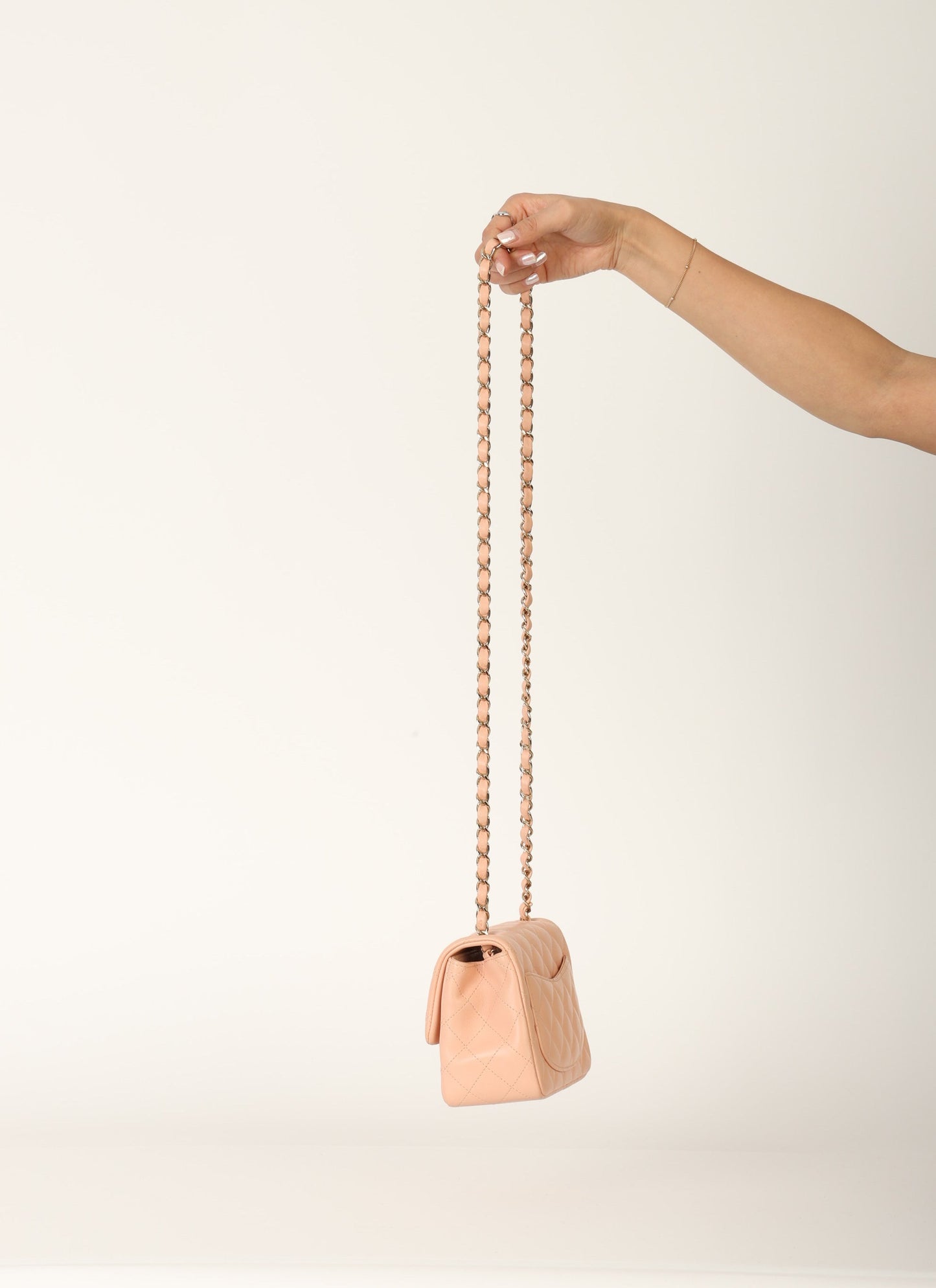 Chanel 2021 Lambskin Mini Square Flap