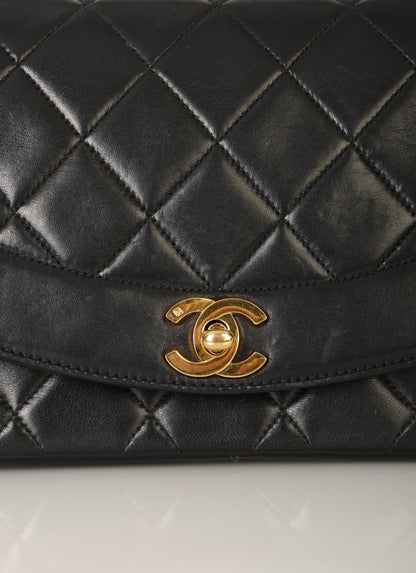 Chanel 1991 Lambskin Diana Flap Bag