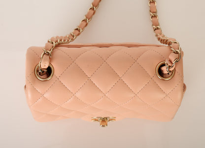 Chanel 2021 Lambskin Mini Square Flap
