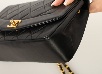 Chanel 1991 Lambskin Diana Flap Bag