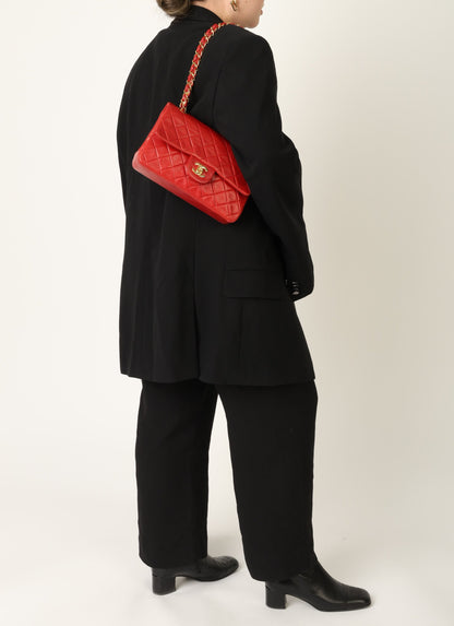 Chanel 1989 Lambskin Small Double Flap