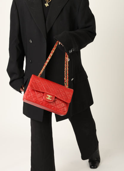 Chanel 1989 Lambskin Small Double Flap