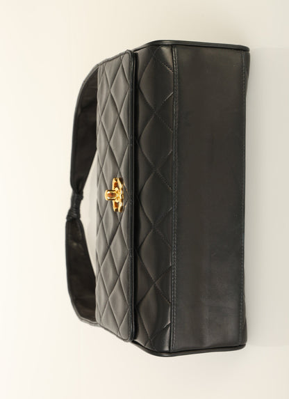 Chanel 1991 Lambskin Coco Crush Shoulder Bag