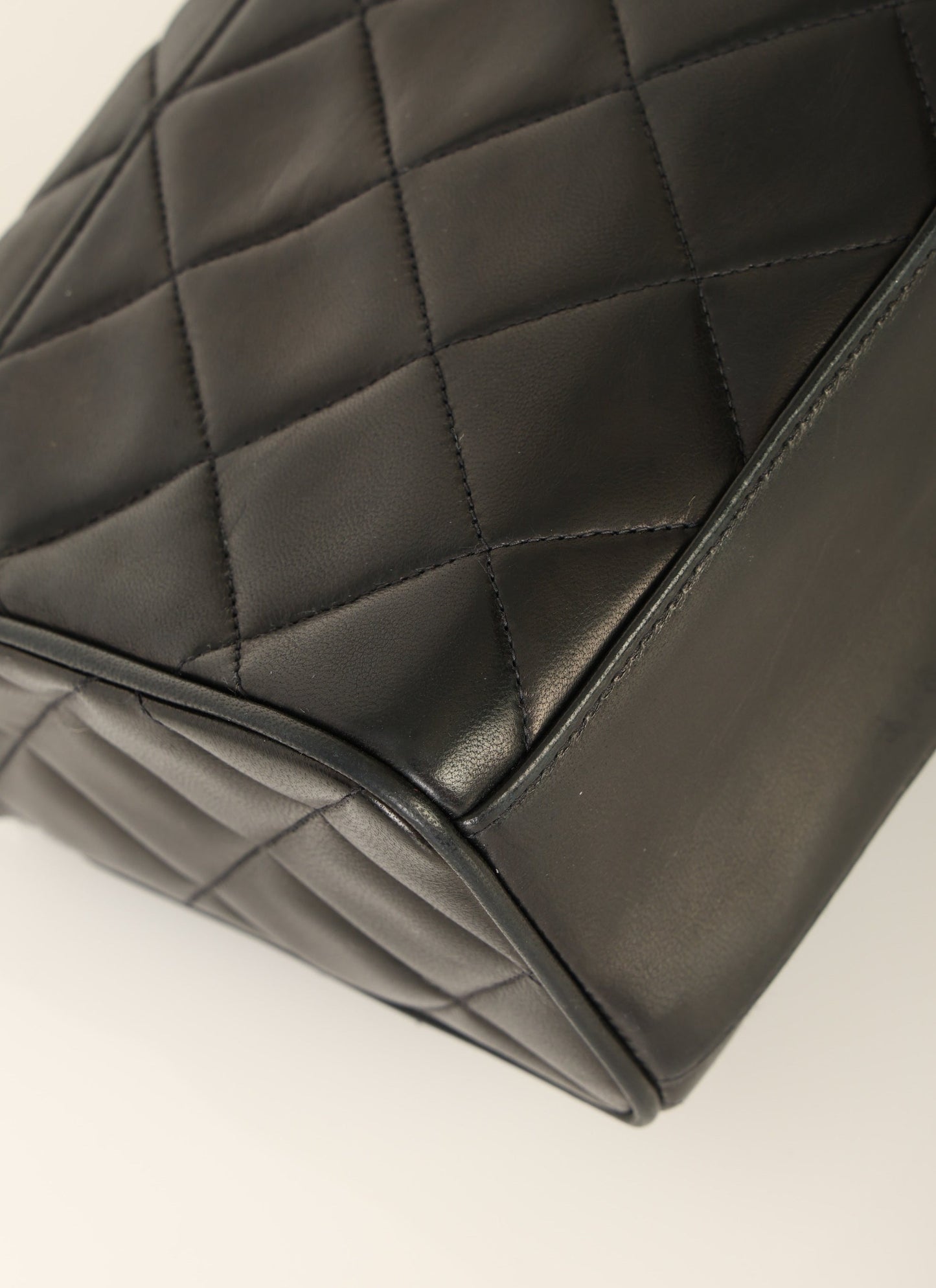 Chanel 1991 Lambskin Coco Crush Shoulder Bag