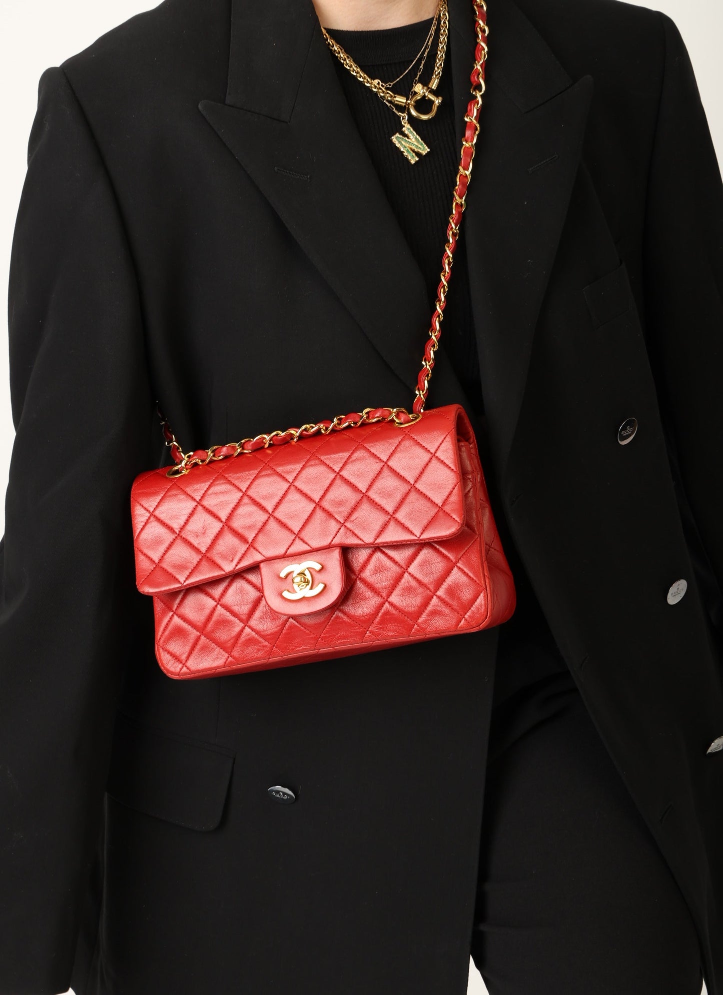 Chanel 1989 Lambskin Small Double Flap