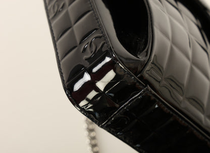 Chanel 2002 Patent Chocolate Bar Briefcase