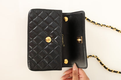 Chanel 1989 Lambskin Mini Flap Bag