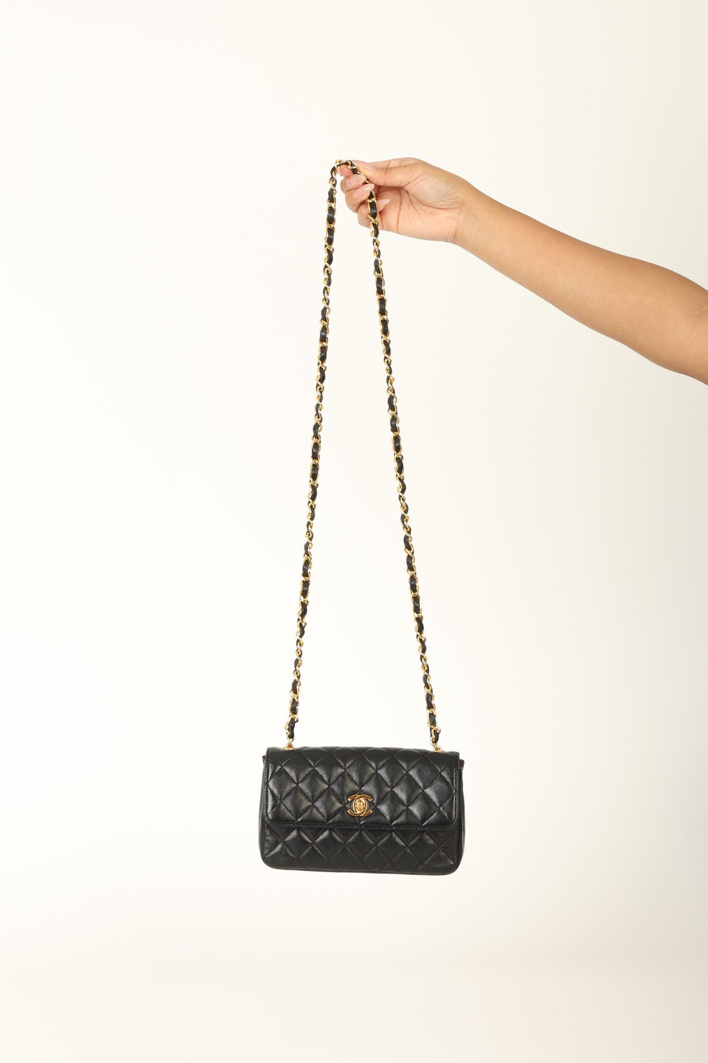 Chanel 1989 Lambskin Mini Flap Bag