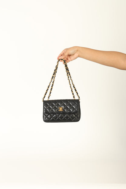 Chanel 1989 Lambskin Mini Flap Bag