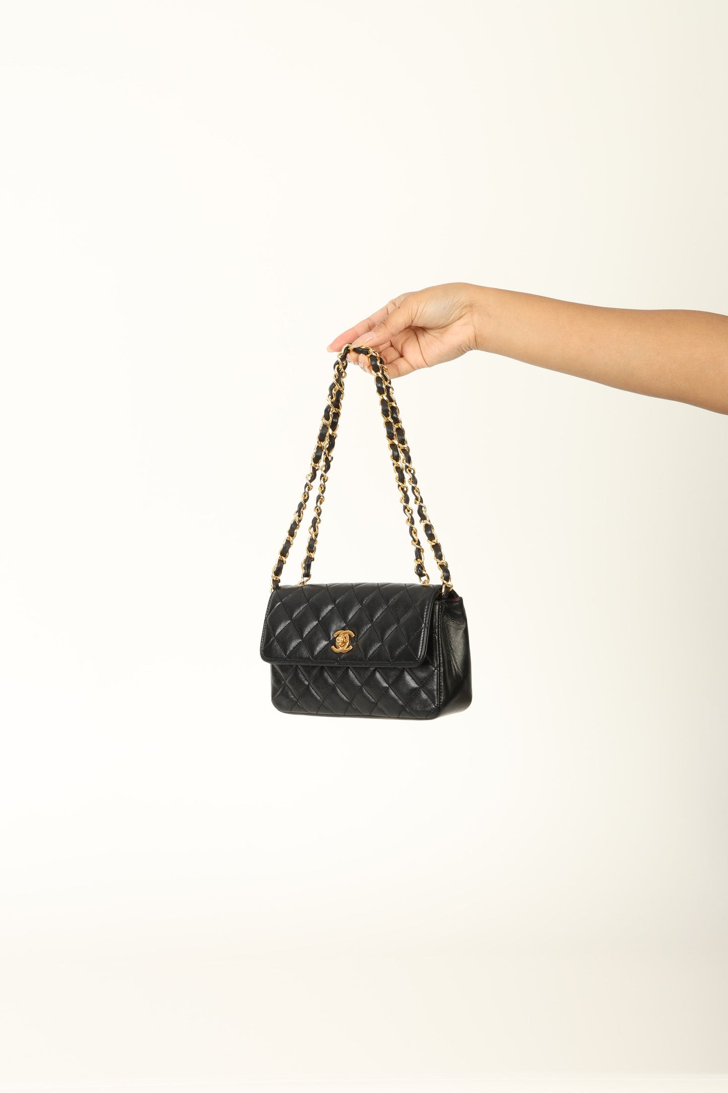 Chanel 1989 Lambskin Mini Flap Bag