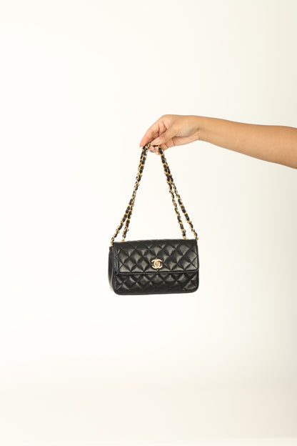 Chanel 1989 Lambskin Mini Flap Bag
