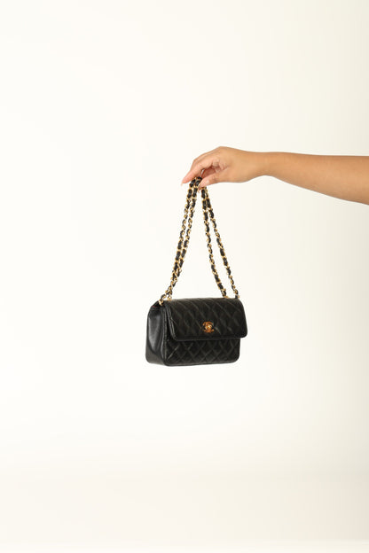 Chanel 1989 Lambskin Mini Flap Bag