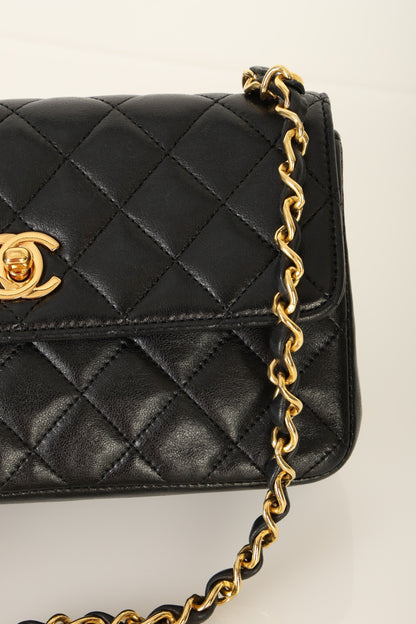 Chanel 1989 Lambskin Mini Flap Bag