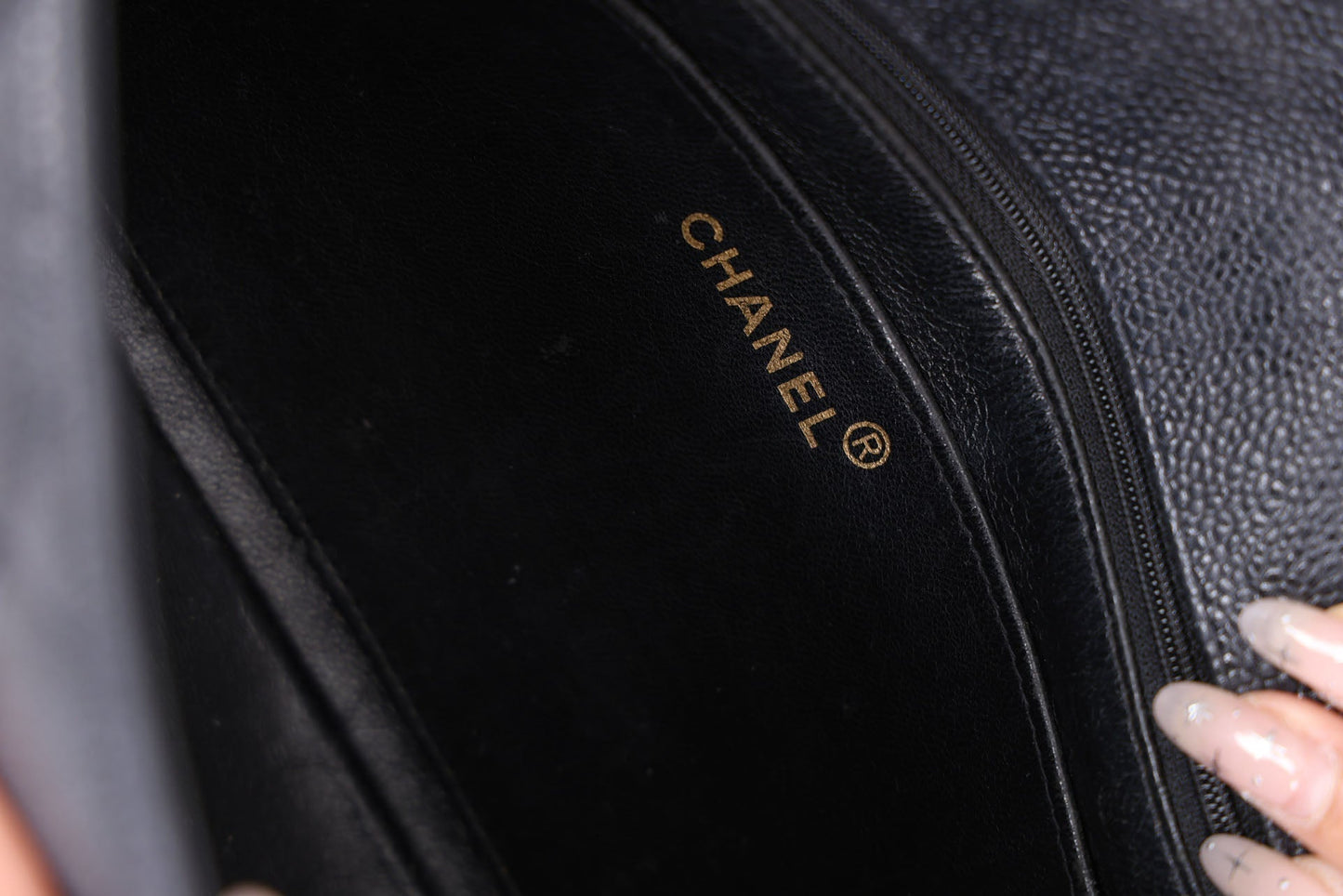 Extremely Rare Chanel 1994 Caviar Medium Diana