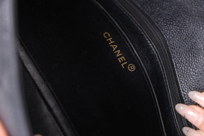 Extremely Rare Chanel 1994 Caviar Medium Diana