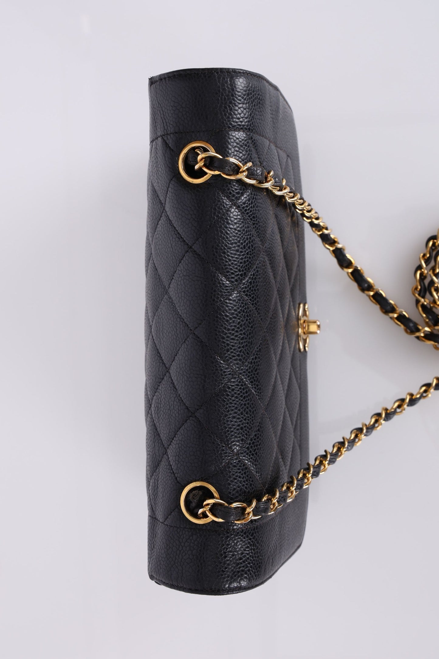 Extremely Rare Chanel 1994 Caviar Medium Diana