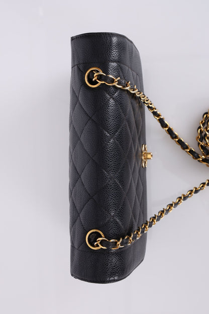 Extremely Rare Chanel 1994 Caviar Medium Diana