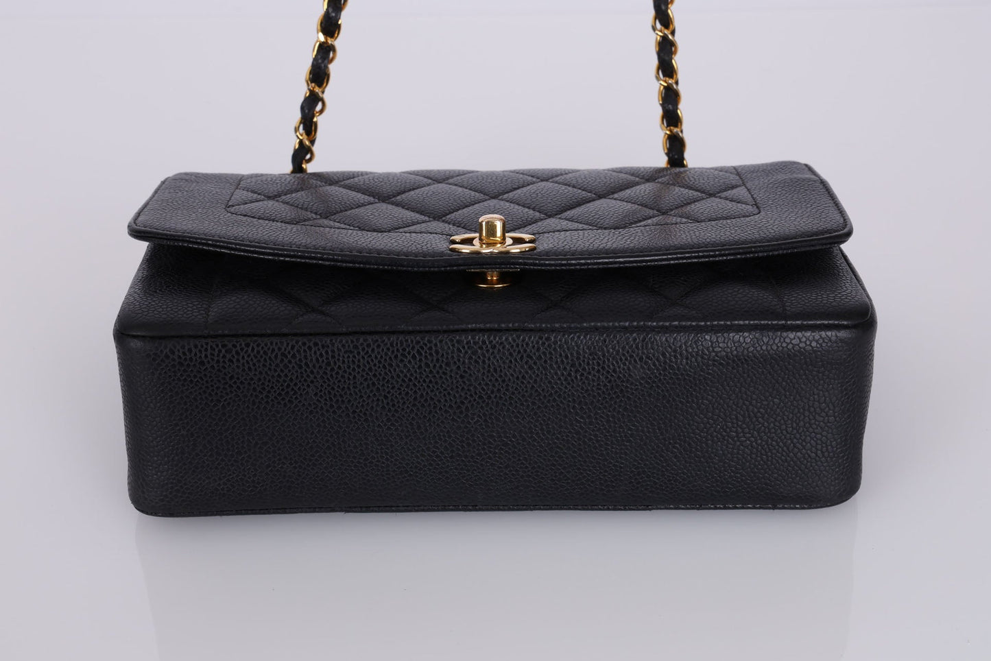 Extremely Rare Chanel 1994 Caviar Medium Diana