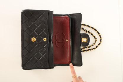 Chanel 1989 Lambskin Small Double Flap