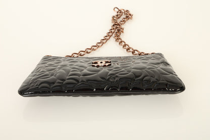 Chanel 2003 Patent Camellia Pochette