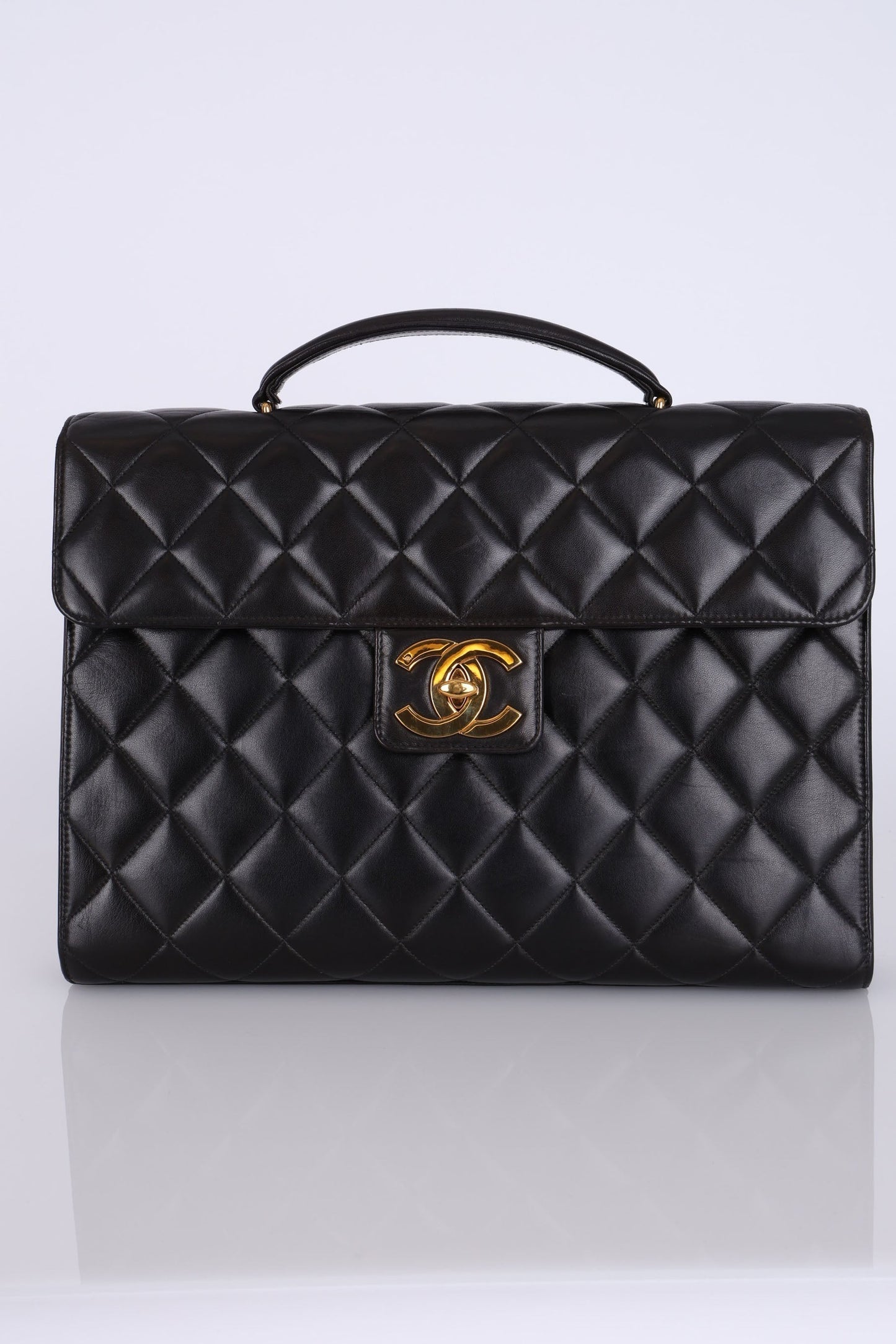Chanel 1997 Lambskin Briefcase