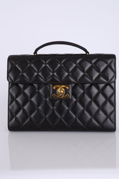 Chanel 1997 Lambskin Briefcase