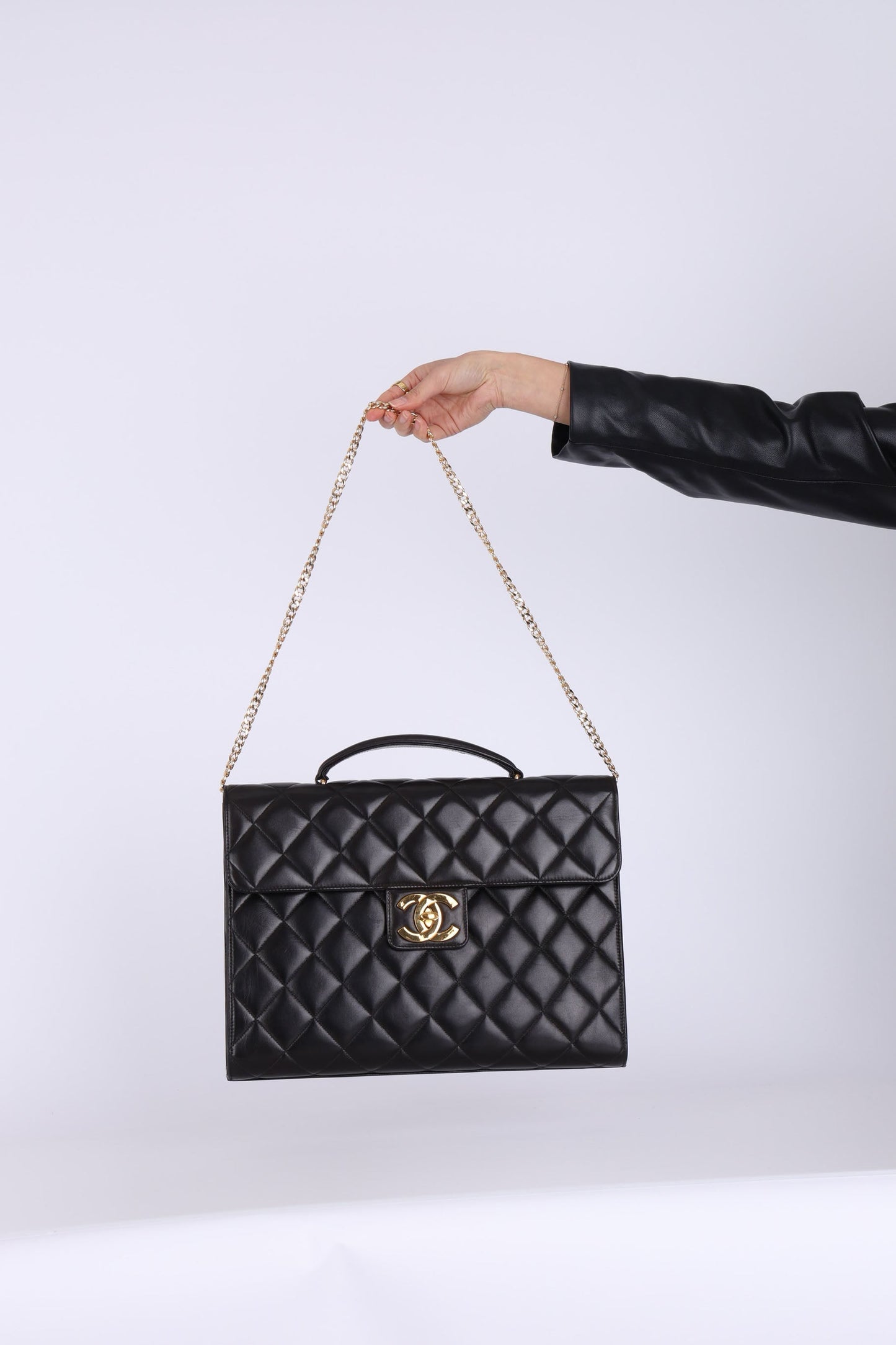 Chanel 1997 Lambskin Briefcase