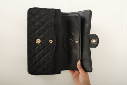 Chanel 2003 Caviar Medium Double Flap