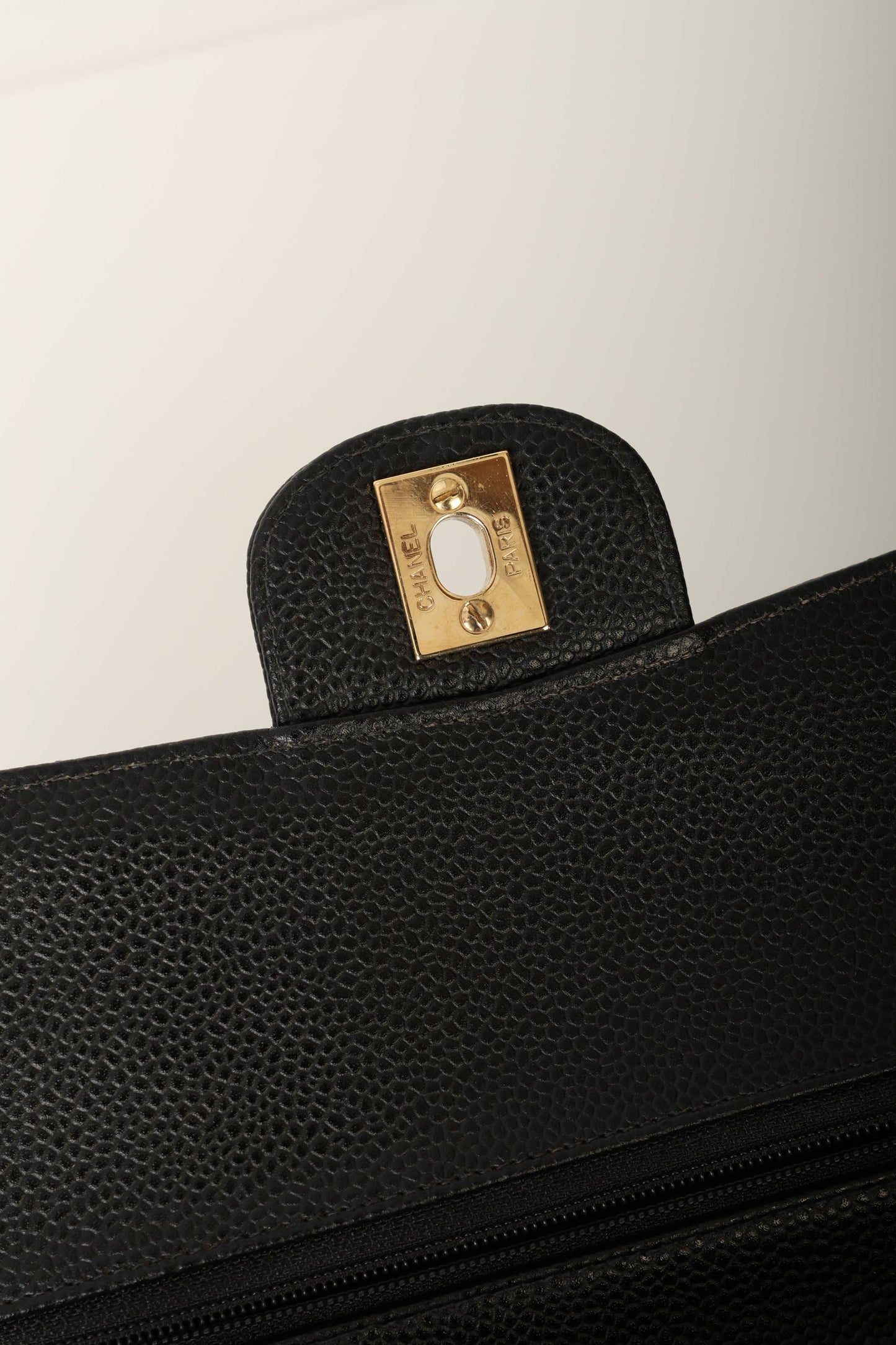 Chanel 2003 Caviar Medium Double Flap