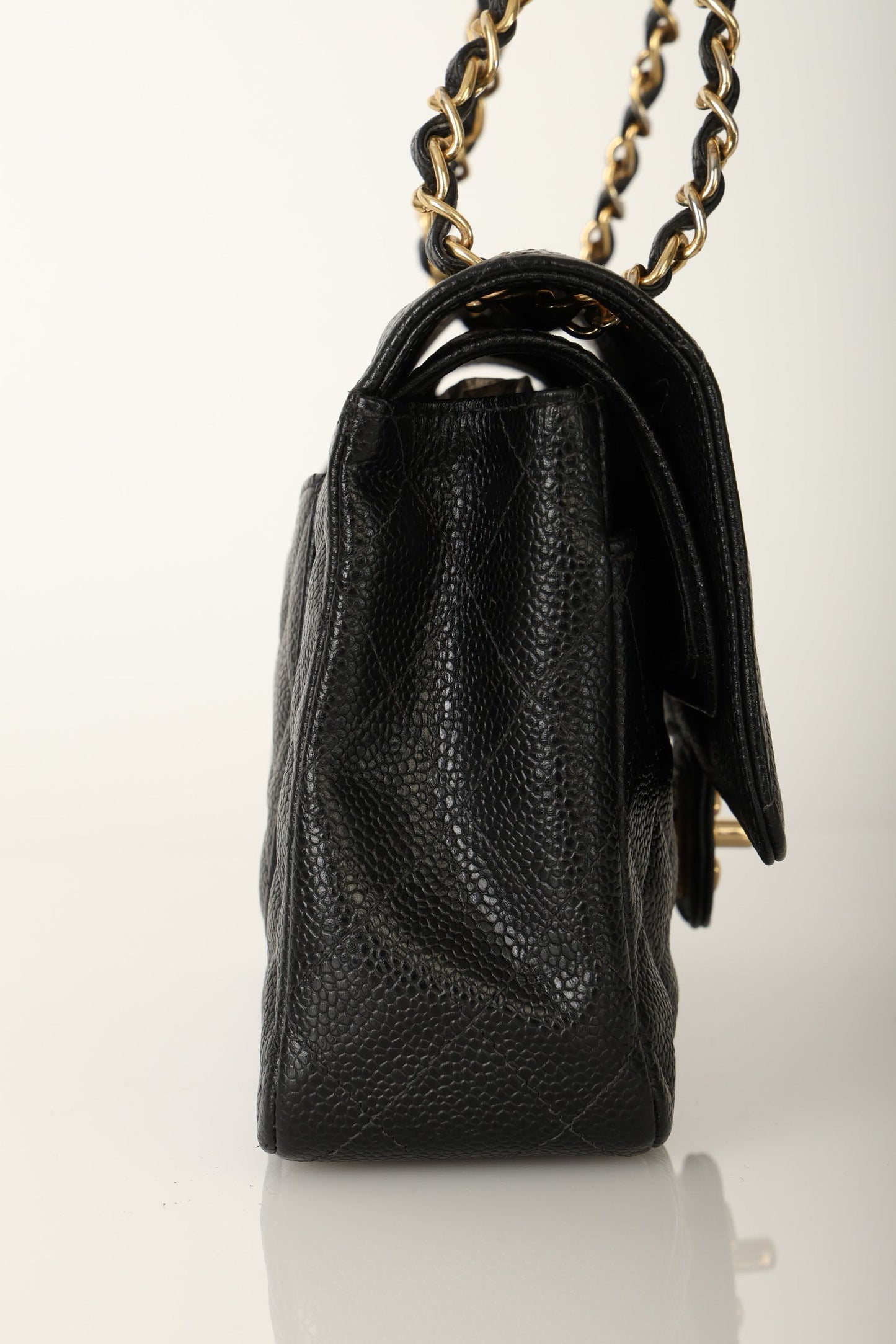 Chanel 2003 Caviar Medium Double Flap