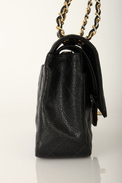 Chanel 2003 Caviar Medium Double Flap